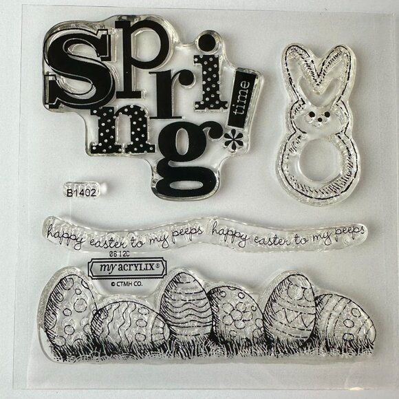 Springtime Easter Clear Stamps Set - Picture 1 of 1